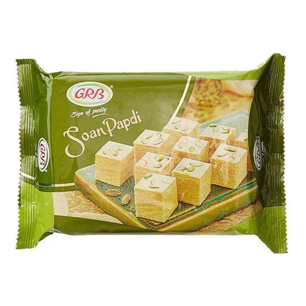 GRB Real Cardamom Soan Papdi - Image 1