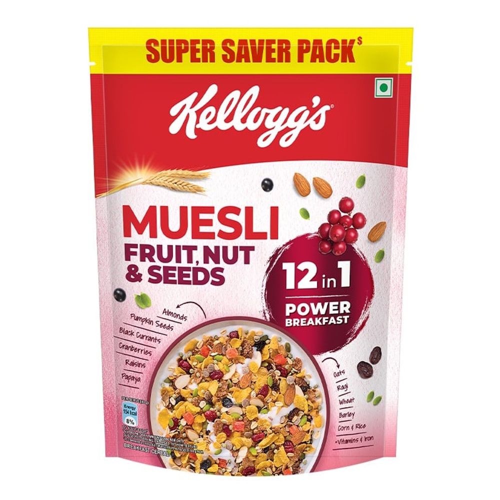 Kellogg's Muesli Fruit Nut & Seeds 12-In-1 Power Breakfast - Image 1